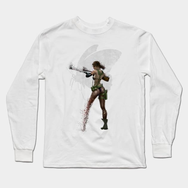 Silent Mercenary Long Sleeve T-Shirt by sdewey7